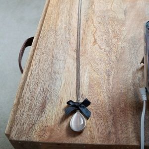 Long teardrop necklace
